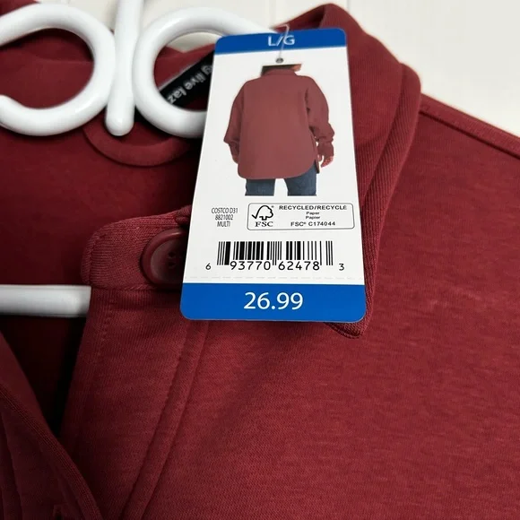 Rose Button-Up Jacket/shacket - Picture 2 of 5